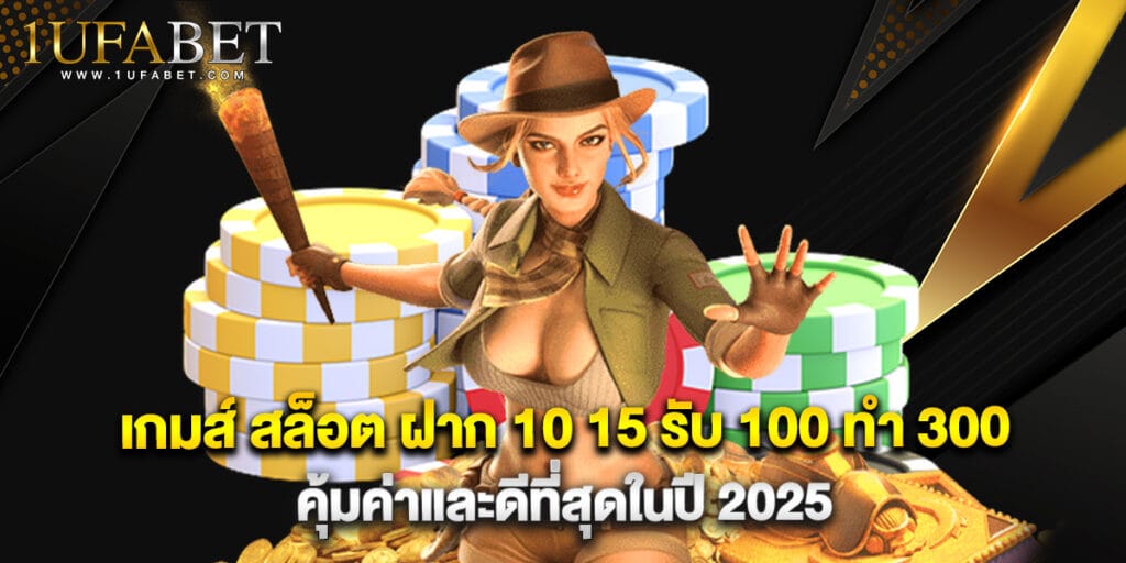 เกมส์ สล็อต ฝาก 10 15 รับ 100 ทํา 300 คุ้มค่าและดีที่สุดในปี 2025